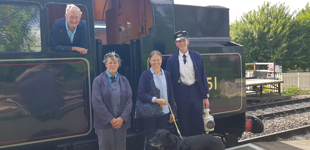 Fr David's last visit to the Bluebell Railway